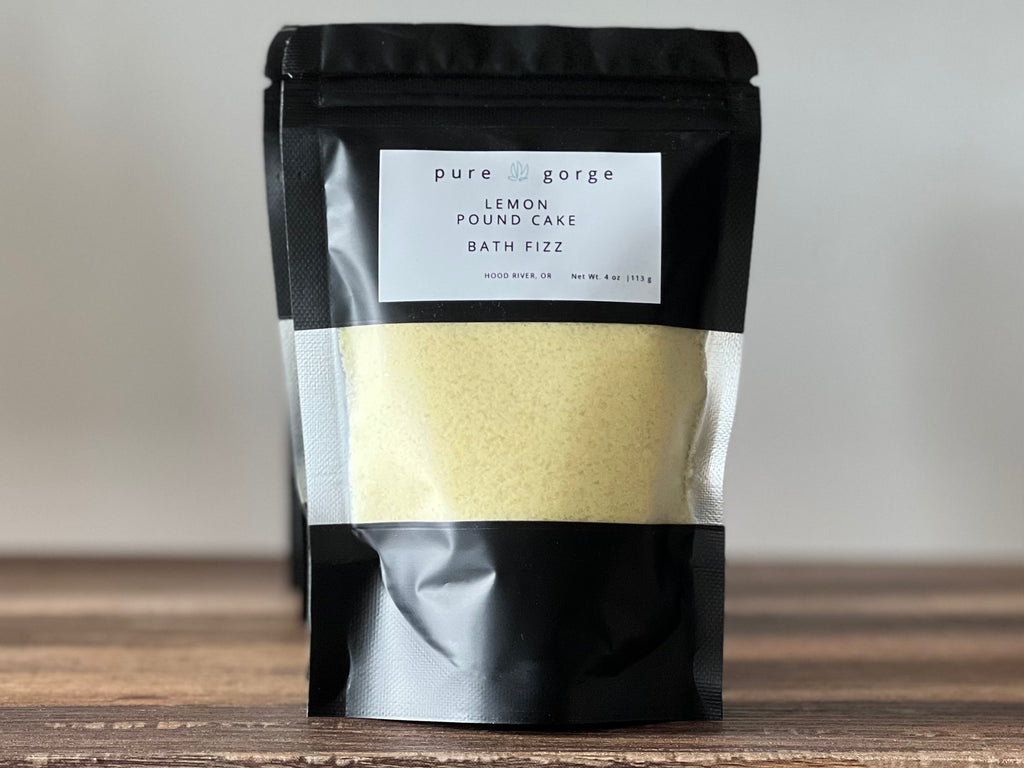 Lemon Pound Cake Bath Fizz