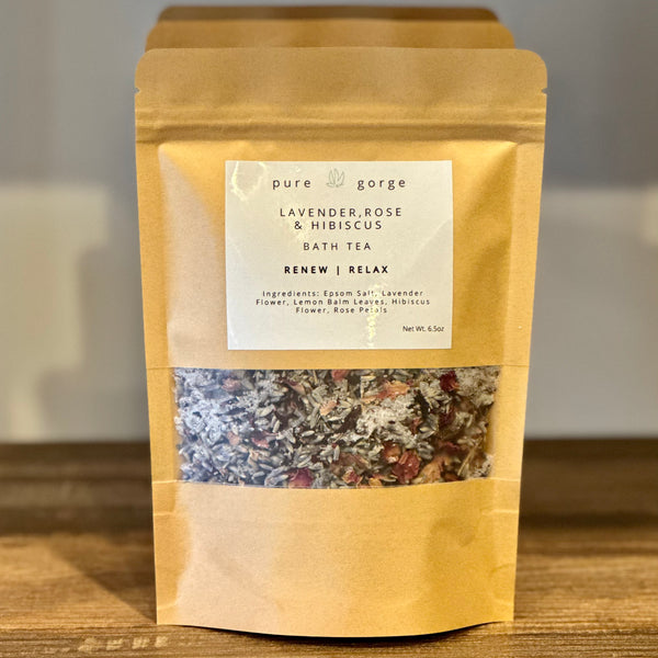 Bath Tea - Lavender, Rose & Hibiscus - RELAX | RENEW