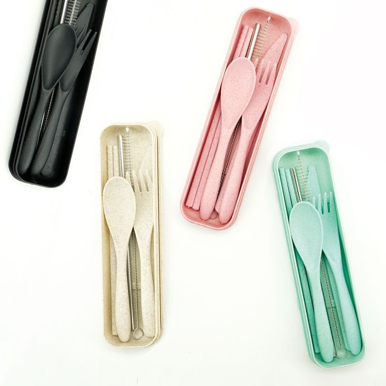 Wheat Straw Utensil Set