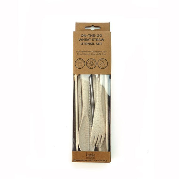 Wheat Straw Utensil Set