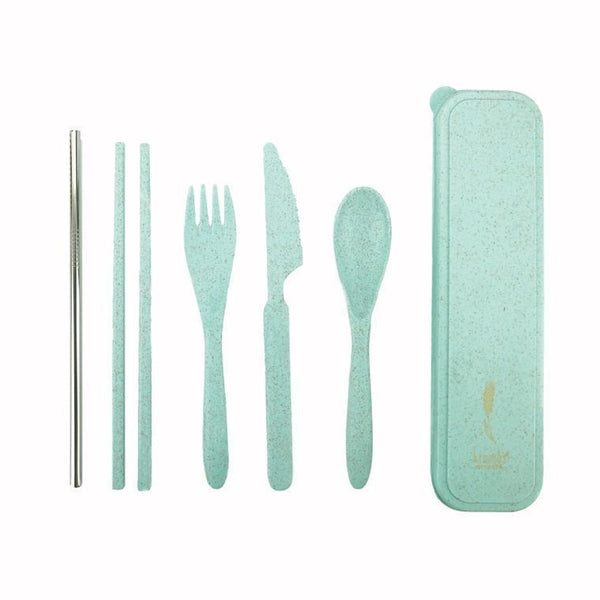 Wheat Straw Utensil Set