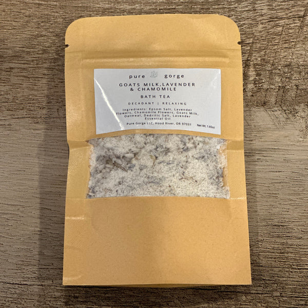 Bath Tea - Goats Milk, Lavender & Chamomile - DECADENT | RELAXING