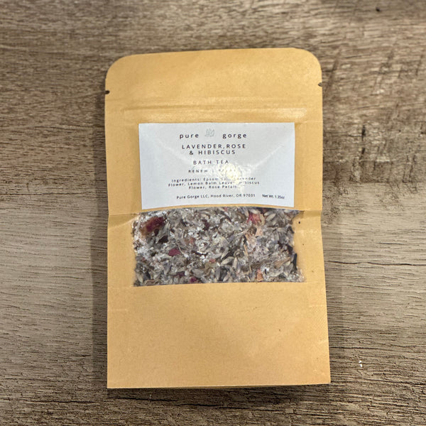Bath Tea - Lavender, Rose & Hibiscus - RELAX | RENEW