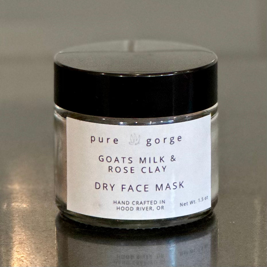 Powdered Face Mask - Goats Milk and Rose Clay